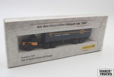 Semi-reboque Brekina Scania L110 Pr/Pl "ASG" 1:87 /BR737 comprar usado  Enviando para Brazil
