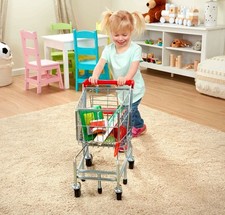 Carrinho de compras de brinquedo Melissa & Doug com estrutura de metal resistente., usado comprar usado  Enviando para Brazil