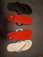 Tanga flip flop preta plana com etiquetas flip spikes sem marca  comprar usado  Enviando para Brazil