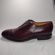 Sapato social Allen Edmonds Park Avenue masculino tamanho 9,5 D biqueira de couro marrom Oxford comprar usado  Enviando para Brazil