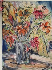 Original floral oil for sale  HASTINGS