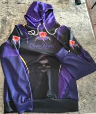Moletom com capuz Black Skull Crown Royal Whisky tamanho grande comprar usado  Enviando para Brazil