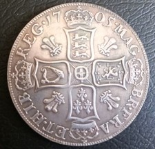 NOVO NO MERCADO - Coroa de plumas retrô Queen Anne 1705. Souvenir Gap Filler. comprar usado  Enviando para Brazil