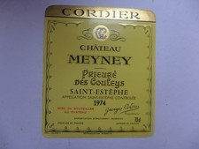 étiquette vin château d'occasion  Biganos