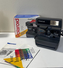Câmera Instantânea de Filme Polaroid One Step Close Up 600 com Caixa de Alça e Instruções! comprar usado  Enviando para Brazil