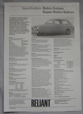 1974 reliant robin for sale  DARWEN