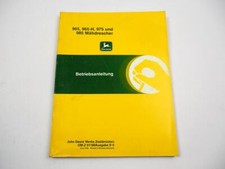 John Deere 965 965-H 975 985 kombajn Instrukcja obsługi Instrukcja obsługi na sprzedaż  Wysyłka do Poland