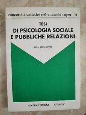 Tesi psicologia sociale usato  Zerbolo