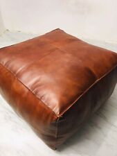 Pouffe leather new for sale  RUGBY