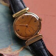 Patek Philippe raro ref. 1534 porcas flexíveis 35 mm ouro rosa 18k com arquivo 1943 comprar usado  Enviando para Brazil