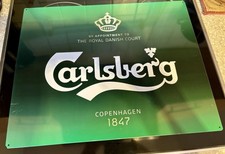 Carlsberg bier metallschild gebraucht kaufen  Usingen