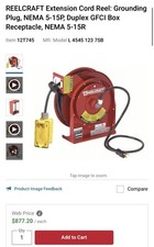 Reelcraft 4545 cord for sale  Monroe