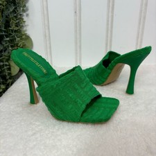 Prettylittlething green mules for sale  Huntington
