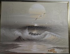 Original vintage seascape for sale  Fishers