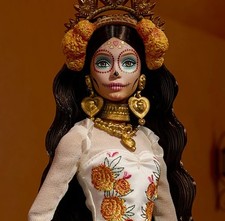2025 PRE SALE PRE ORDER DIA DE LOS MUERTOS BARBIE DOLL NRFB  BEAUTIFUL , używany na sprzedaż  Wysyłka do Poland