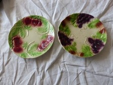 Anciennes assiettes barbotine d'occasion  Bourg-en-Bresse