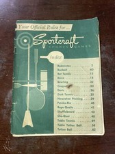 Official rules sportcraft for sale  Louisville
