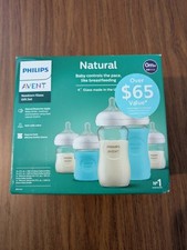 Conjunto de mamadeira natural de vidro Philips Avent com mamilo de resposta natural - 7 peças comprar usado  Enviando para Brazil