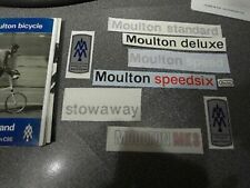 Moulton decal sets for sale  TENTERDEN