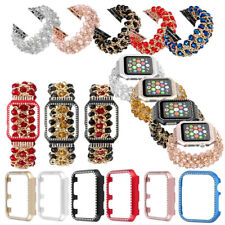 Usado, Capa estojo pulseira pulseira contas ágata para iWatch 7/6/5/4/3 para Apple Watch comprar usado  Enviando para Brazil
