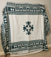 Vintage woven throw for sale  Matthews
