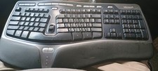 Teclado ergonômico natural Microsoft 4000 V1.0 KU-0462 preto com fio USB testado comprar usado  Enviando para Brazil