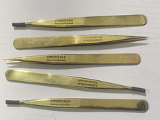 Lot brass tweezers for sale  Shipping to United States