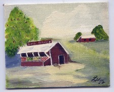 Miniature oil painting for sale  Turtletown