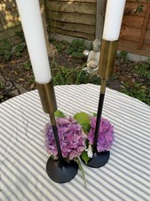 Pair vintage brass for sale Pair vintage brass for sale  LONDON