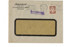 Danzig brief siemens gebraucht kaufen  Wittgensdorf