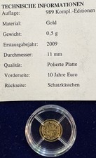 10 jahre euro gold gebraucht kaufen  Hamburg