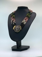 Collana tormalina oro usato  Brescia