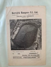 Berwick rangers stranraer for sale  LYMM