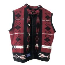 Colete Cobertor Asteca Vintage Pendleton Beaver State Western Chimayo RARO, usado comprar usado  Enviando para Brazil