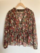 Zara bluse blumenprint gebraucht kaufen  Hamburg