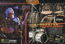 2008 2pg Impressão Anúncio de Tama Superstar Hyper-Drive Kit de Bateria Dan Torelli Madina Lake, usado comprar usado  Enviando para Brazil
