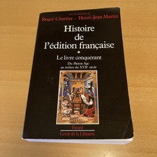 Histoire de l'édition française  Le Livre conquérant comprar usado  Enviando para Brazil