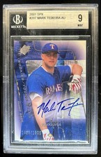 Usado, 2001 Upper Deck Rookie Update Mark Teixeira SPx RC Auto #1423/1500 Rangers BGS 9 comprar usado Usado, 2001 Upper Deck Rookie Update Mark Teixeira SPx RC Auto #1423/1500 Rangers BGS 9 comprar usado  Enviando para Brazil