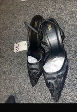 Black zara mesh for sale  STOKE-ON-TRENT
