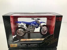 MAISTO 55001 YAMAHA YZ-400F MOTO CROSS MOTORCYCLE #123 -RED 1:18- GOOD IN BOX, usado segunda mano  Embacar hacia Argentina