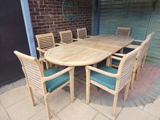 Teak garden furniture for sale  WOODBRIDGE