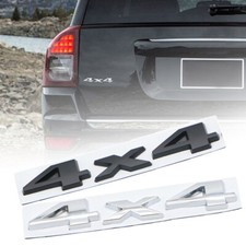 Usado, 1x Carro Cromado Metal 3D 4x4 Logotipo Emblema Emblema Adesivo Baú Decalque Acessórios comprar usado  Enviando para Brazil