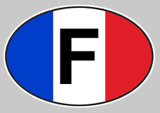 Ovale drapeau 12cm d'occasion  Le Val