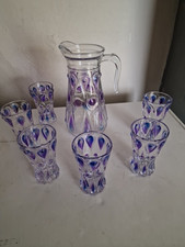 Wasserkaraffe set gläser gebraucht kaufen  Rabenau