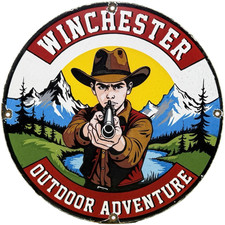 Vintage winchester porcelain for sale  Omaha