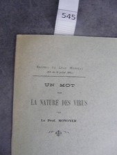 Ferdinand monoyer nature d'occasion  Vernaison