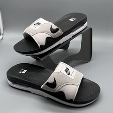 Tamanho 9 - Nike Air Max 1 Slide Masculino Preto Cinza Branco DH0295 102 comprar usado  Enviando para Brazil