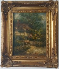 Vintage oleograph cottage for sale  DONCASTER