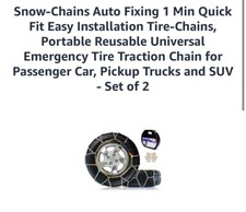 Snow chains auto for sale  Houston