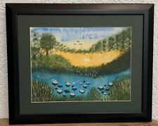 Seerosenteich riginal aquarell gebraucht kaufen  Deutschland